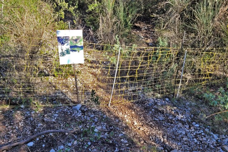 Ferrmeture provisoire du sentier vert de Bramefan