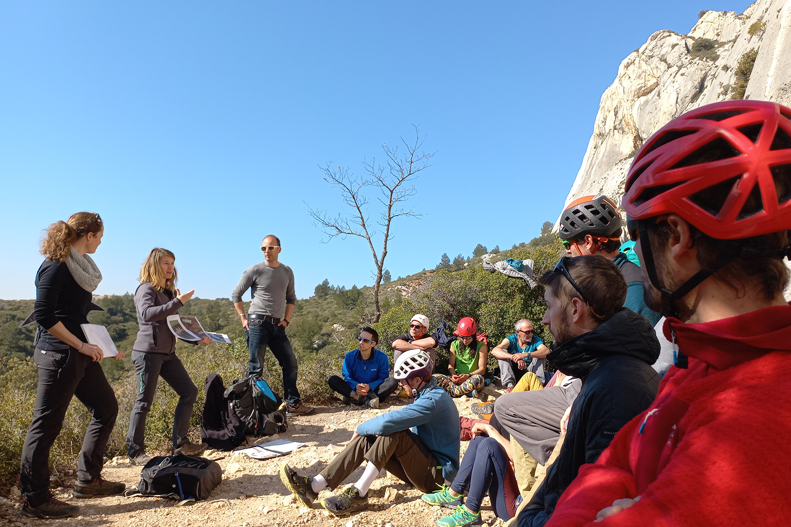 Sensibilisation formation escalade CREPS