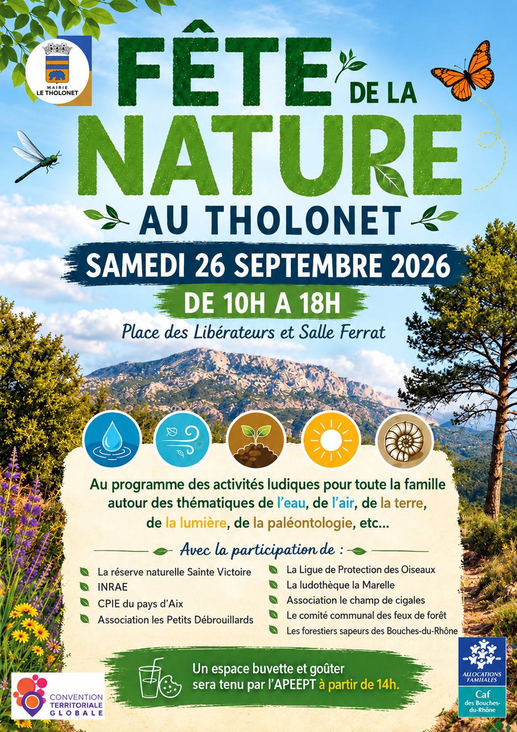 Fete de la nature le tholonet 17 septembre 2026