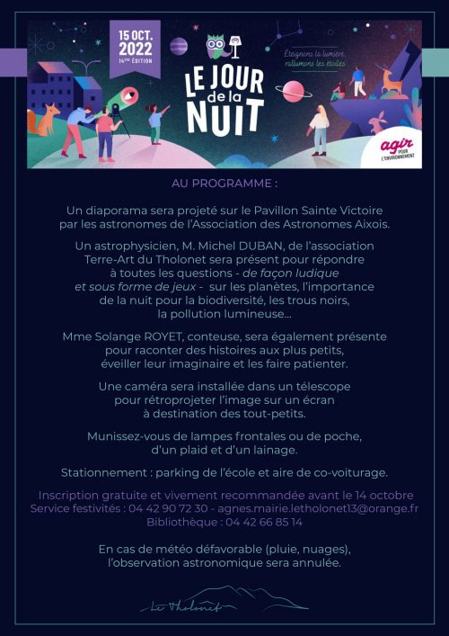 Le Jour de la Nuit Le Tholonet