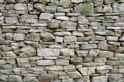 mur en pierre seche