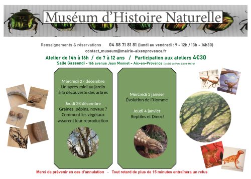 muséum Décembre 2023